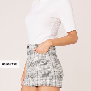 BB Dakota “TWEED ALL ABOUT IT TWEED SHORT”
